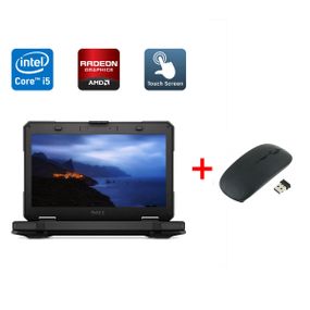 Захищений ноутбук Dell Latitude 14 Rugged 5414 / 14" (1920x1080) IPS Touch / Intel Core i5-6300U (2 (4) ядра по 2.4 - 3.0 GHz) / 8 GB DDR4 / 512 GB SSD / AMD Radeon R7 M360, 2 GB DDR3, 64-bit / Fingerprint / Windows 10 б/в + Подарунок Миша / USB