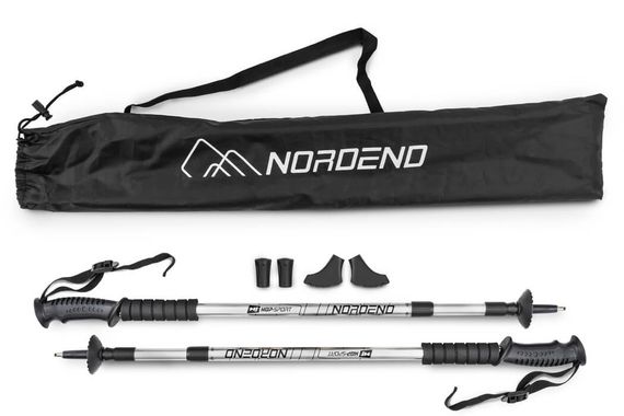 Трекінгові палиці Hop-Sport Nordend сріблясті | Зображення 1