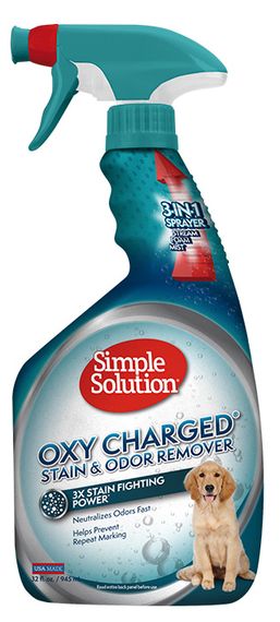 Нейтралізатор плям і запахів від тварин Simple Solution Orange Oxy Charged Stain & Odor Remover 946 мл