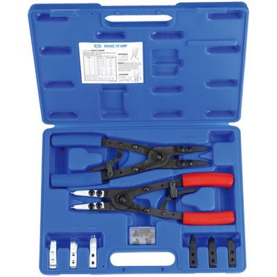 Автомобильный съемник KING TONY стопорных колец с сменными насадками 250 мм. (45115PP)