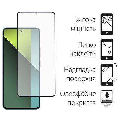 Стекло защитное Dengos Xiaomi Redmi Note 13 4G 2pcs (DG-TG2P-15) | Зображення 1