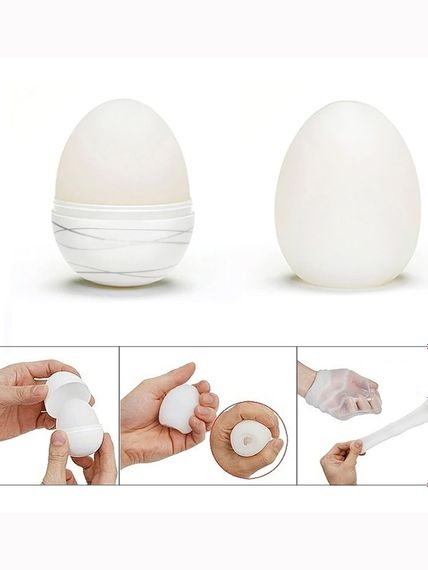 Мастурбатор яйце Tenga EGG Babydoll Універсальний. Зелений EGG-002 | Зображення 3