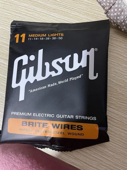 Струни для електрогітари гітари Gibson 11-50 medium lights