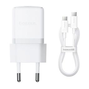 МЗП Baseus Palm Fast Charger 30W (1USB-C) + кабель Type-C to Type-C (P10111605113-01)