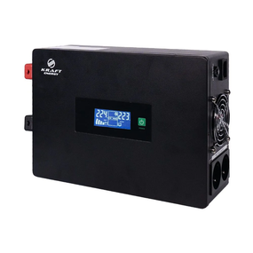 Інвертор високочастотний з правильною синусоїдою KRF-SAVR600VA/600W-12V, струм заряду до 20Ач, 2,95 кг, 317х230х105 мм