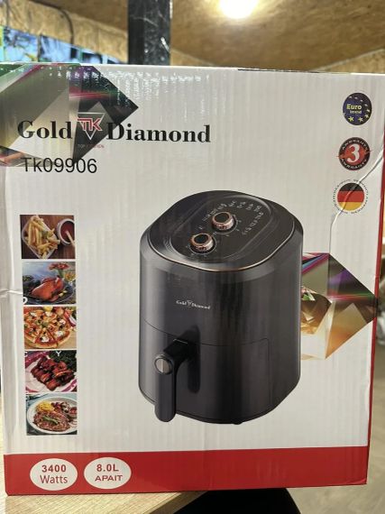 Аерогриль Аерофритюрниця Gold Diamond Tk 09906 3400w 8L