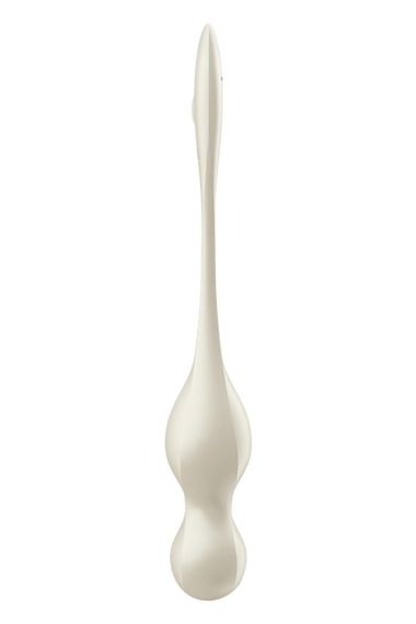 Смарт-кульки Кегеля Satisfyer Love Birds 1 з вібрацією, білі Sex Aura | Зображення 3