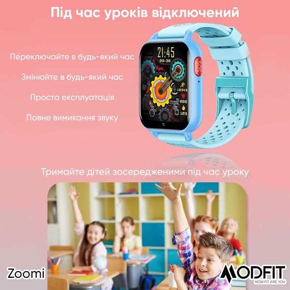 Розумний дитячий годинник Modfit Zoomi Blue | Зображення 9