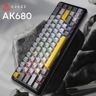 Клавиатура Ajazz AK680 MAX (8+8K) Magnetic Switch RGB Wireless/Bluetooth/USB Black (AK680-M-BGY-A) | Зображення 2