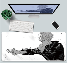 Игровая поверхность для мышки с Аниме принтом "Магическая битва/Jujutsu Kaisen" Сатору Годжо 800*300*3 мм 0315