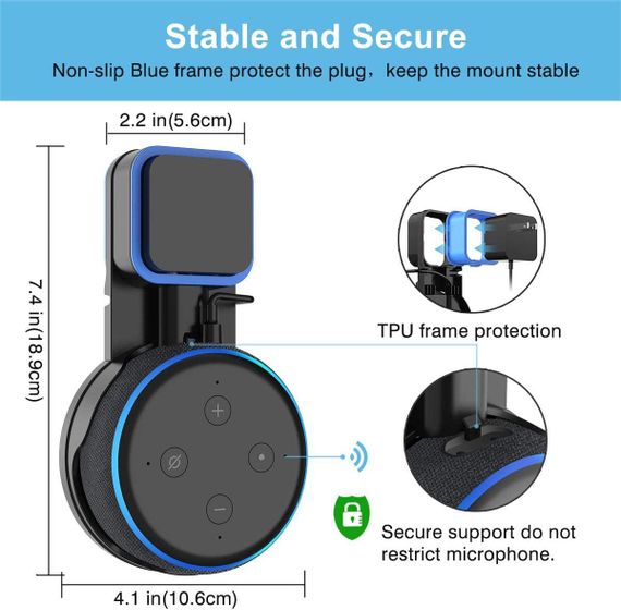 Настінне кріплення для Amazon Alexa Echo Dot 3-го покоління | Зображення 1