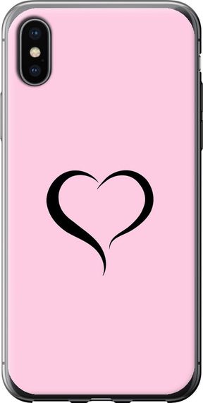 Чехол на iPhone X Сердце 1 "4730u-1050-17620"
