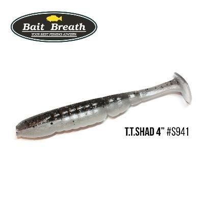 Силіконова приманка, Їстівний силікон Bait Breath T.T.Shad 4" (6 шт.) (941 BYS magic shad)