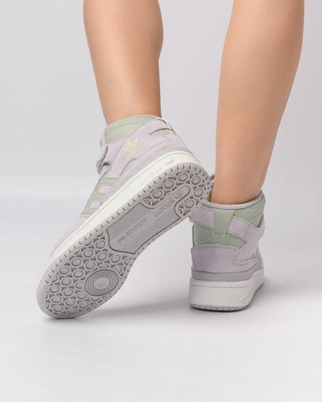 Женские кроссовки Originals Forum 84 Mid Grey Suede Olive  , Вьетнам , весна/лето/осень 41 | Зображення 1