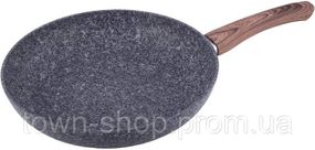 Сковорода Kamille Grey Marble Ø26см индукционная с антипригарным покрытием KM-4162