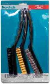 Набір щіток 220мм mini 3шт NovoAbrasive