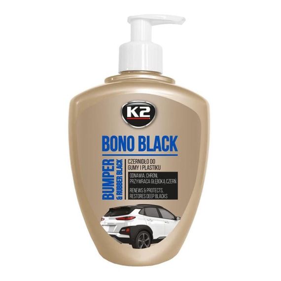 Засіб для догляду за шинами та чорними бамперами K2 BONO BLACK 500 мл (рідкий) K035