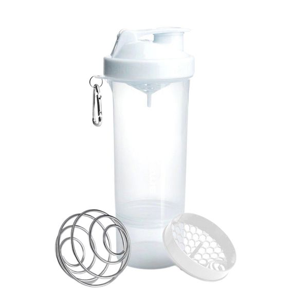 Спортивний шейкер SmartShake Slim 500ml Pure White