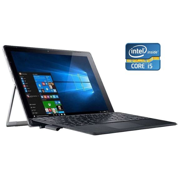 Нетбук-трансформер Б-клас Acer Switch Alpha 12 SA5-271P / 12" (2160x1440) IPS Touch / Intel Core i5-6200U (2 (4) ядра по 2.3 - 2.8 GHz) / 8 GB DDR3 / 256 GB SSD / Intel HD Graphics 520 / WebCam / Win 10 Pro б/в