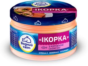 Икорка с копченой семгой Водный мир 160 г