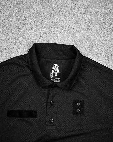 Тактическая футболка PATRIOT поло полиция черная  ВТ7422 | Зображення 4