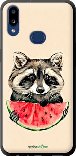 Чохол на Samsung Galaxy A10s A107F Єнотик з кавуном "4605b-1776-2448"