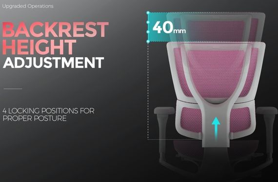 Кресло компьютерное MIRUS-IOO 2 Legrest (IOOE2-AG-HAM-5D-LLM) Black | Зображення 7