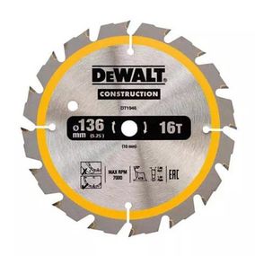 Диск пилковий DeWALT СONSTRUCTION 136 х 10 мм (DT1946)