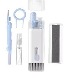 Набір 7в1 для чищення клавіатур, навушників, екранів, багатофункціональна щітка | Зображення 7