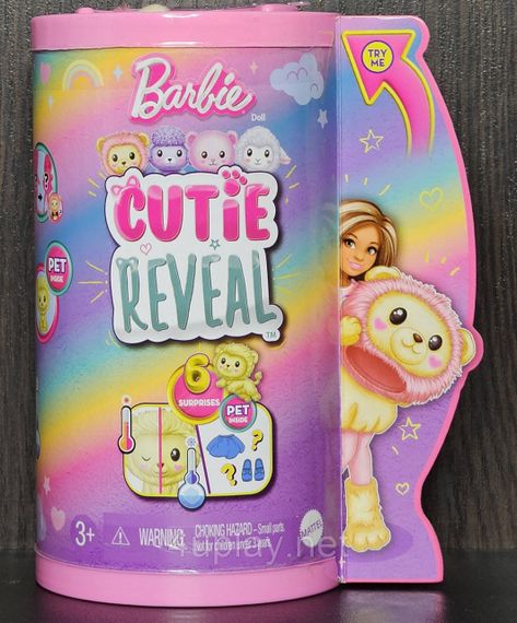 Лялька-сюрприз Barbie Cutie Reveal Chelsea Lion Plush Челсі в костюмі, Левеня Барбі Милашка проявляшка | Зображення 8