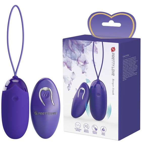 Виброяйцо Pretty Love Berger Youth wireless egg Blue Sex Aura