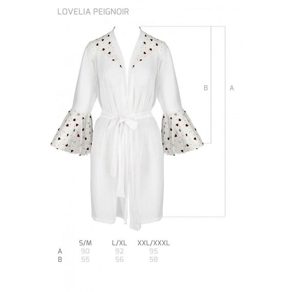 Повітряний пеньюар LOVELIA PEIGNOIR white - Passion, 2XL/3XL | Зображення 5