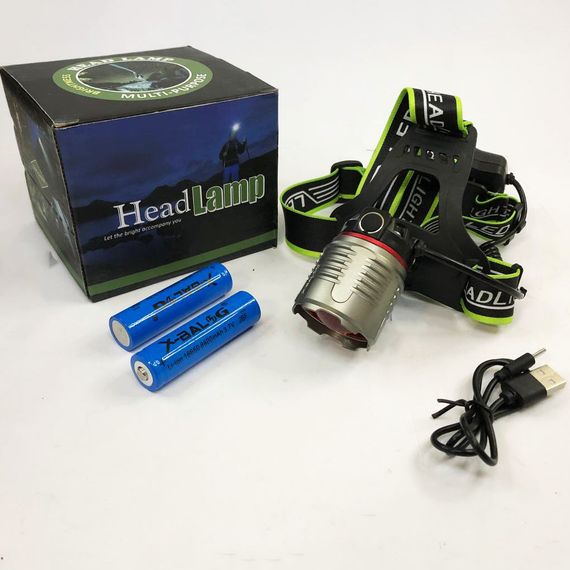 Супер мощный фонарь налобный Police BL-A17-P50 MICRO USB | Зображення 4
