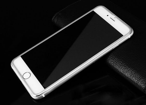 3D Metall захисне скло для iPhone 7 Plus / iPhone 8 Plus - Silver | Зображення 2