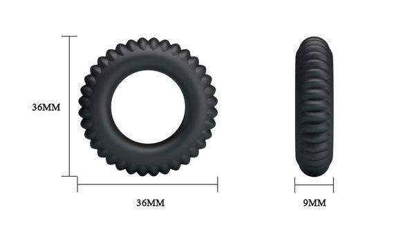 Набір з 3 ерекційних кілець LyBaile Ring BI-210179 Sex Aura | Зображення 6