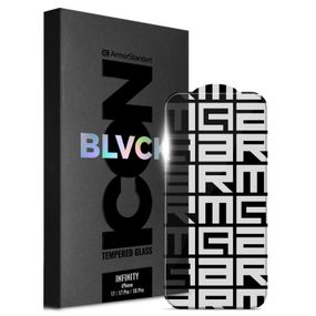 Стекло защитное Armorstandart Infinity Black Icon 2.75D Apple iPhone 17 / 17 Pro / 16 Pro (ARM86416)