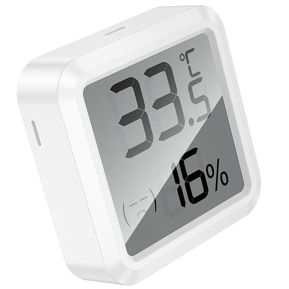 Электронный термогигрометр Hoco HX40 2in1 Indoor White | Зображення 3