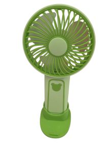 Портативний вентилятор Mini Fan з підставкою під телефон TX-265 6368 USB 3 режими зелений