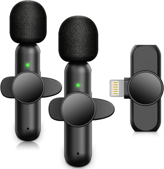 Двойной беспроводной петличный Lightning микрофон Savetek P28-2 для Apple iPhone, iPad, 2.4 ГГц | Зображення 2