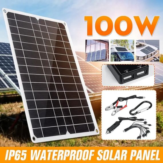 Солнечная панель 100W 12V Моно Солнечные батареи 100W | Зображення 2