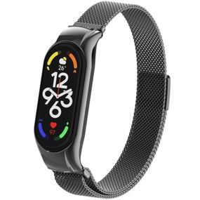 Ремешок Milanese Loop Design для Xiaomi Mi Band 7 Black