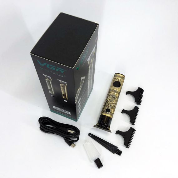 Машинка для стрижки волосся та бороди VGR V-097. Колір: срібний | Зображення 9