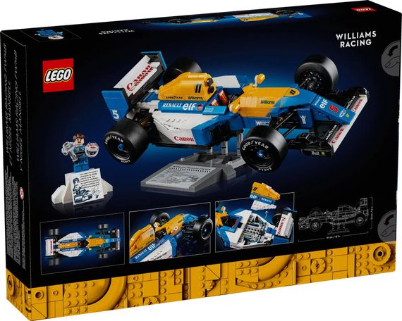 Конструктор LEGO Icons Williams Racing FW14B і Найджел Менселл 10353 | Зображення 1