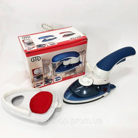 Отпариватель для одежды хорошего качевства Mini Steam Iron HT-558B, Отпариватель для вязаных тканей IX-36 | Зображення 2