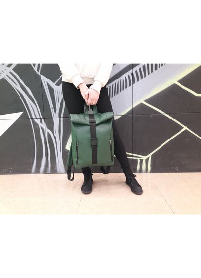 Рюкзак Sambag унісекс RollTop LZT зелений 24208007 | Зображення 1