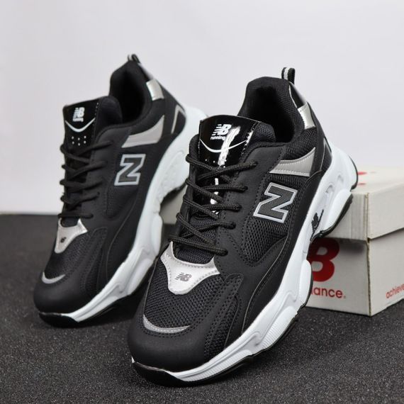 Кросівки New Balance замш/шкіра/3D сітка колір чорний, білий | Зображення 5