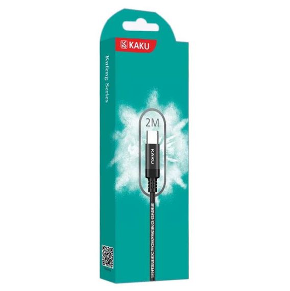 USB кабель Kaku KSC-284 USB - Type-C 2m - Black | Зображення 2