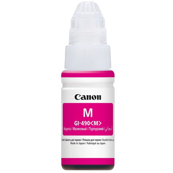 Чернила Canon GI-490 PIXMA G1400/G2400/G3400 Magenta 70ml (0665C001) | Зображення 1