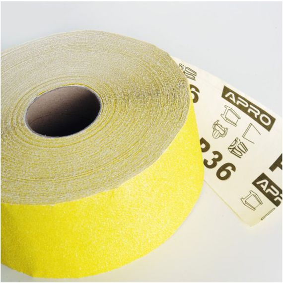 Бумага шлифовальная APRO P36 115мм*50м рулон (бумажная основа) | Зображення 1