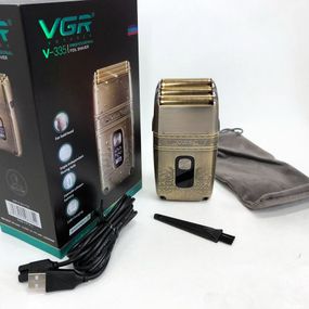 Профессиональная электробритва Шейвер VGR V-335 Shaver с тремя ножевыми блоками, бритва KX-780 для бороды